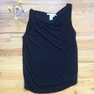 MaxStudio draped black top